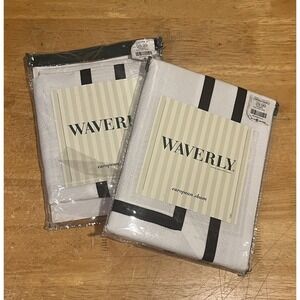 Waverly European Sham Pair 26x26 ‎ Charmed Gold 100% Cotton